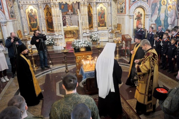 В самарском Храме Георгия Победоносца прошел торжественный молебен в честь Дня Героев Отечества