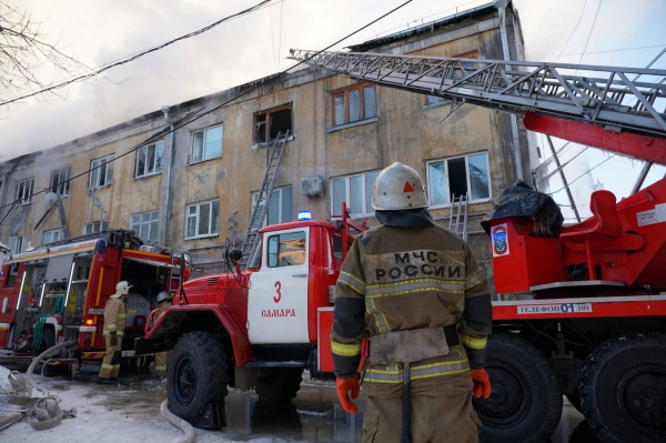 МЧС: число жертв при пожаре на Некрасовской увеличилось до двух