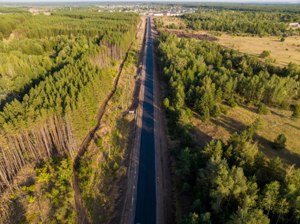 В Самарской области завершается ремонт дороги Отрадный - Богатое - Борское