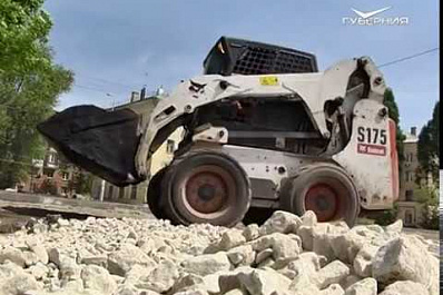 Масштабный ремонт дворовой территории начался в Кировском районе