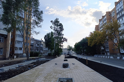 В Самаре открыли движение по отремонтированной улице Чернореченской