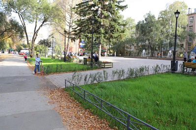 В Самаре сквер Первых космонавтов открыли после реконструкции