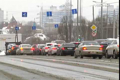 Синоптики рассказали, как долго Самара простоит в пробках из-за снегопада