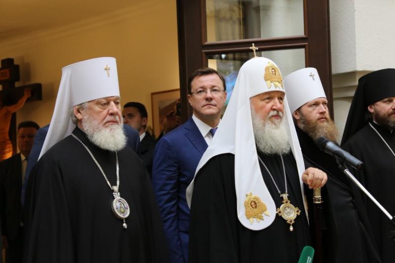 "Ничего подобного в первопрестольном граде Москве нет": Патриарх Кирилл прибыл в Тольятти