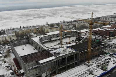 В Самаре новый Дворец спорта готов на 30 %