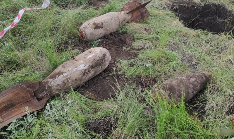 В Самарской области нашли и уничтожили 23 авиабомбы начала ХХ века