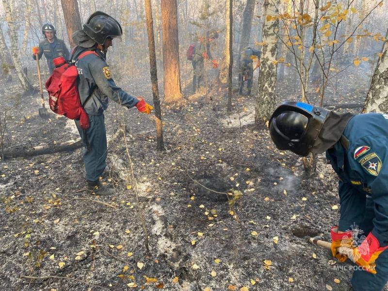 В Сызранском районе ввели режим ЧС из-за крупного пожара