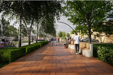 В Отрадном заканчивают работу над дизайн-проектом благоустройства улицы Победы