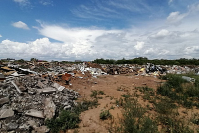 В Кировском районе Самары незаконная свалка причинила урон экологии