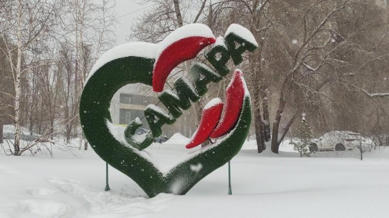 Снег, ветер, гололед: в Самарской области 28 марта объявлен желтый уровень опасности