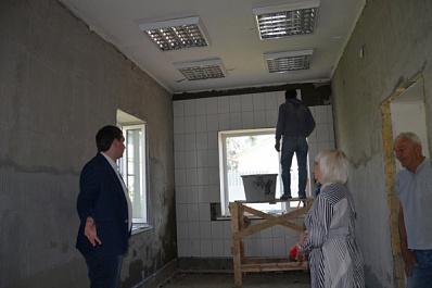 Капремонт офиса врача общей практики завершат до 15 августа 