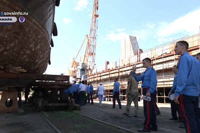 Воспитанники Луганского казачьего кадетского корпуса знакомятся с достопримечательностями Самарской области