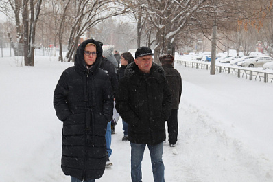 Глава Самары проверила, как убирают снег в Кировском районе