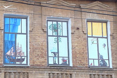 "Артконсервация": самарские художники украшают стены старинных домов картинами