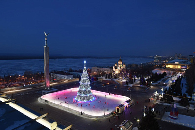 Каток на площади Славы будет работать в обычном режиме