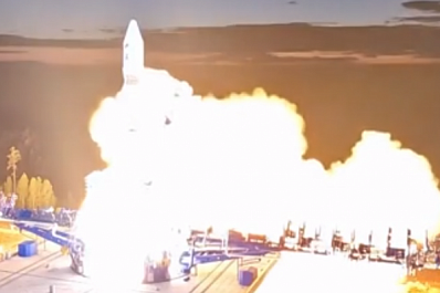 Самарская ракета "Союз-2" успешно стартовала с космодрома "Плесецк"