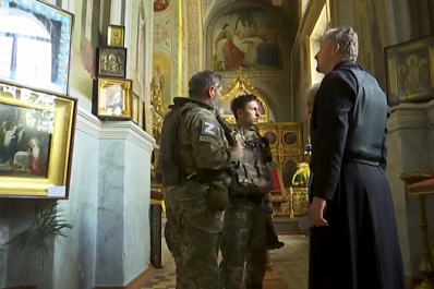 Российские военные священники прибыли в Харьковскую область