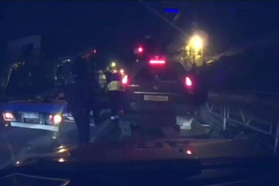 В Самаре пьяный водитель попытался скрыться от полицейских