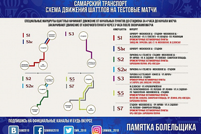 До Самара Арены пустят шаттлы