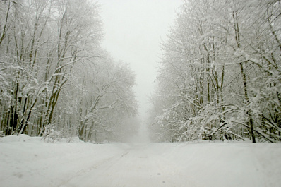 В нацпарке "Самарская Лука" продлили работу "зимника" до конца марта