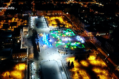 Самарцам показали праздничную площадь Куйбышева с высоты птичьего полёта