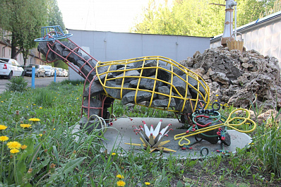 Фигуры железных футболистов и черепахи Тортиллы появились в Самаре