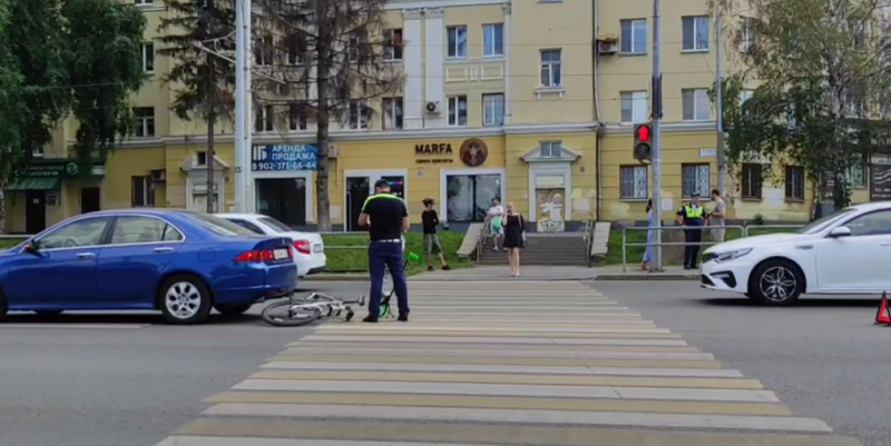 В Самаре на Ново-Садовой сбили велосипедиста