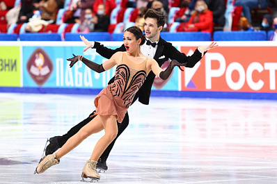 Танцоры Худайбердиева - Базин занимают четвертое место после ритм-танца на чемпионате России
