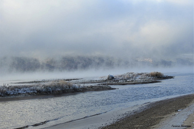 Самарцы засняли Волгу, "кипящую" в ноябре