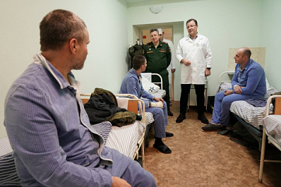 Первые 45 бойцов доставлены из ростовского госпиталя на Самарскую землю