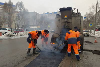 В Самаре план по ямочному ремонту дорог на март выполнен на 68 %