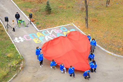 #СпасибоВрачам: новокуйбышевские волонтеры необычно поблагодарили медиков за труд