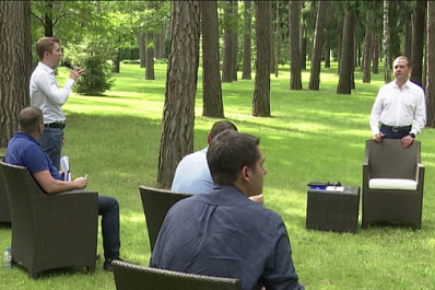 Самарский участник "Политстартапа" встретился с Дмитрием Медведевым