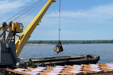 В Самаре на городские пляжи 7 июня завезли новый песок 