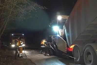 Завершены работы по ремонту дороги к посёлку Аэропорт-2