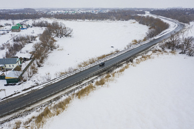 Трассу в Большеглушицком районе отремонтируют методом холодной регенерации