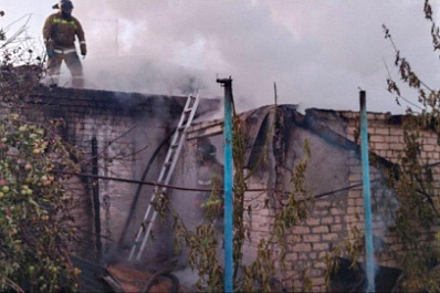 31 июля на рассвете в Самарской области вспыхнул пожар в частном доме