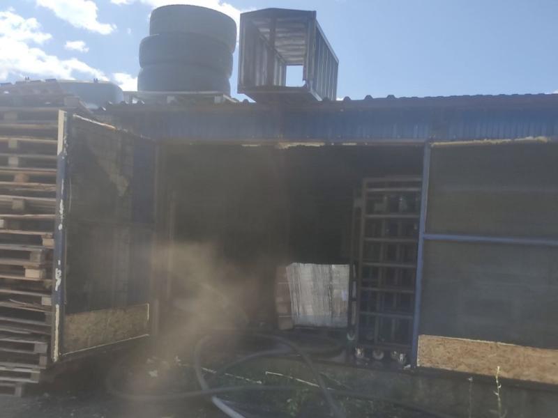 В Самарской области загорелся продуктовый цех