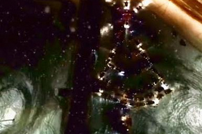 В Самаре сотни автомобилистов составили огромную ёлку из машин