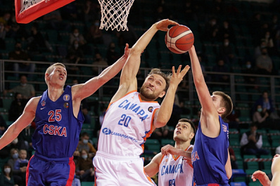 Самарские баскетболисты уступили ЦСКА-2