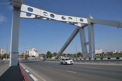 Первый этап строительства Самарского моста завершен 