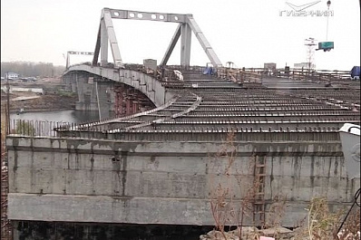 Надвижка Фрунзенского моста в Самаре завершена полностью