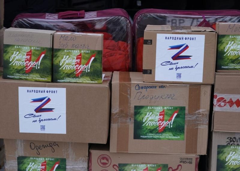 3 фуры с гуманитарным грузом: самарские речники отправили помощь жителям Курской области 