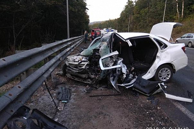 В страшной аварии на трассе М5 в Самарской области погибли два водителя