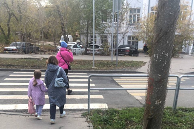 В Самаре на улице Киевской идет реконструкция пешеходных переходов