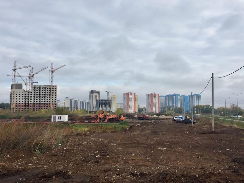 В Куйбышевском районе заливают фундамент нового детского сада