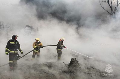 Три очага возгорания: в Самарской области тушат крупный ландшафтный пожар