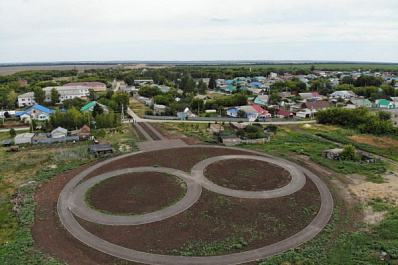 В Хворостянском районе появились детские велодорожки 