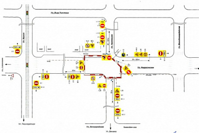 Смотрите схему: в центре Самары ограничено движение автомобилей и троллейбусов 