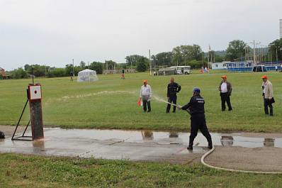 Добровольные пожарные сражались за звание лучших